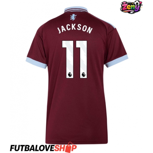 Dres Aston Villa Nicolas Jackson #11 Domáci pre Ženy 2026-27 Krátky Rukáv